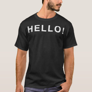 hallo mijn naam is blanco naamgeving grappige nieu t-shirt