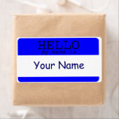 hallo mijn naam is Blauwe Label Sjabloon (Insitu)