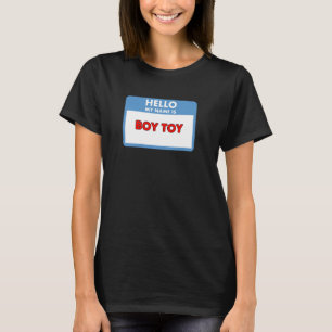 Hallo Mijn naam is Boy Speelgoed Nametag Theme T-shirt