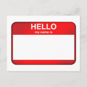 hallo mijn naam is... briefkaart (Voorkant)