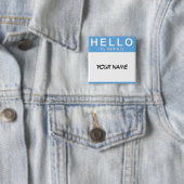 hallo Mijn naam is Button (In situ)