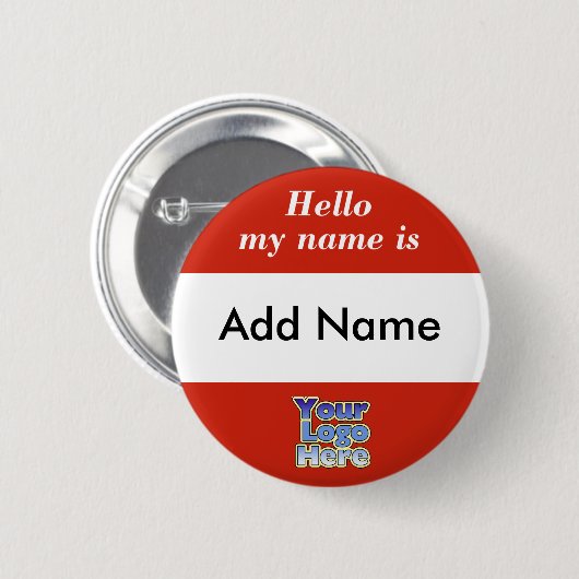 hallo mijn naam is Button Label (Voorkant /achterkant)