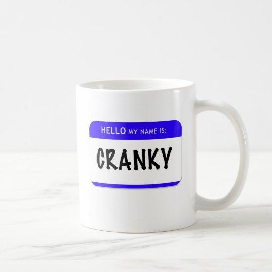 hallo mijn naam is: Cranky Koffiemok (Rechts)