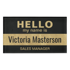 Hallo Mijn naam is - Custom Business Employee Naambadge