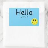 Hallo Mijn naam is Custom Name Label Stickers (Tas)