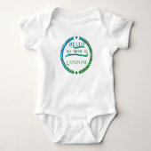 Hallo Mijn Naam Is Custom Romper (Voorkant)