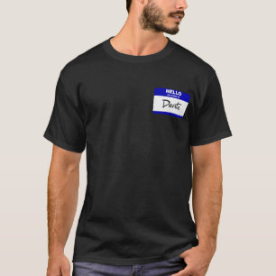hallo mijn naam is Dante (blauw) T-shirt