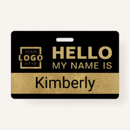 hallo Mijn naam is - de Aangepaste BedrijfsNaam va Badge