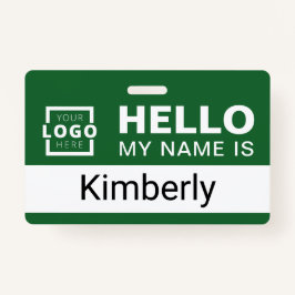 hallo Mijn naam is - de Aangepaste BedrijfsNaam va Badge