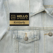 hallo Mijn naam is - de Aangepaste BedrijfsNaam va Naamplaatje (In situ)