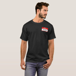 hallo mijn naam is de baas t-shirt
