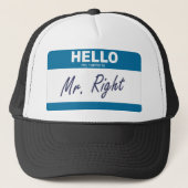 hallo mijn naam is de heer right trucker pet (Voorkant)