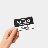 hallo mijn naam is - de Naam van de Werknemer van Badge (Handheld)