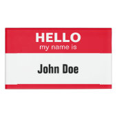 hallo mijn naam is de naamtag naambadge (Voorkant)