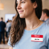 hallo mijn naam is de naamtag naambadge