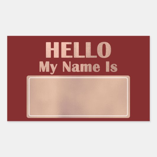 hallo mijn naam is de vergadering van het Label va (Voorkant)