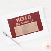 hallo mijn naam is de vergadering van het Label va (Envelop)