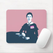 hallo mijn naam is Emily Dickinson Mousepad Muismat (Met muis)