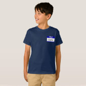 hallo mijn naam is Eugene (blauw) T-shirt (Voorkant volledig)