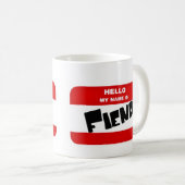 hallo, mijn naam is FIEND Koffiemok (Voorkant rechts)