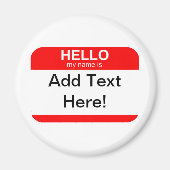 hallo Mijn naam is Flexibel Magneet (Voorkant)