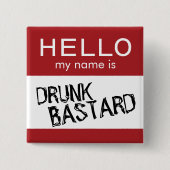 hallo mijn naam is... Funny Drink Button (Voorkant)