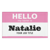 Hallo Mijn naam is Gepersonaliseerd verpleegkundig Naambadge (Voorkant)