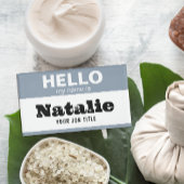 Hallo Mijn naam is Gepersonaliseerd verpleegkundig Naambadge