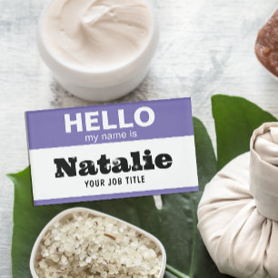 Hallo Mijn naam is Gepersonaliseerd verpleegkundig Naambadge