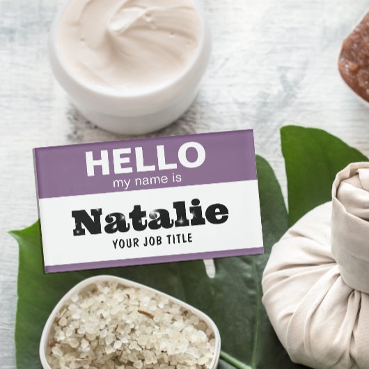Hallo Mijn naam is Gepersonaliseerd verpleegkundig Naambadge