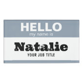 Hallo Mijn naam is Gepersonaliseerd verpleegkundig Naambadge (Voorkant)