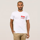 Hallo Mijn naam is Geweldige Sticker T-shirt (Voorkant volledig)