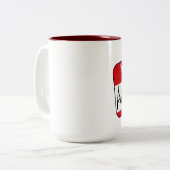 hallo, mijn naam is Geweldige Tweekleurige Koffiemok (Voorkant links)