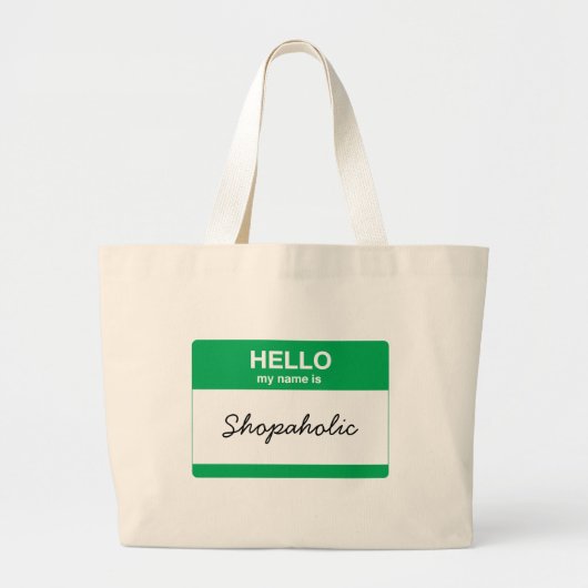 hallo, mijn naam is Grote Canvas tas (Voorkant)