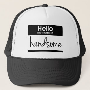 'Hallo mijn naam is handig' Trucker Hat Pet