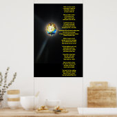 hallo MIJN NAAM IS HET JESUS-gedicht Poster (Keuken)