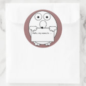 Hallo Mijn naam is Ice Breaker Event Sticker (Tas)