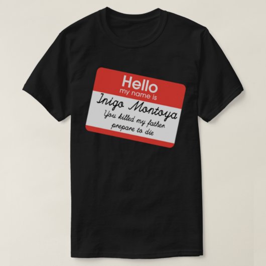 hallo mijn naam is Inigo Montoya Essential T-Shirt (Design voorkant)