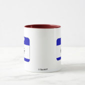 hallo mijn naam is jager (blauw) mok (Midden)