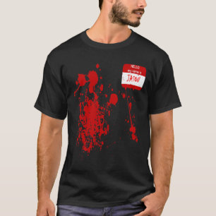 Hallo Mijn Naam Is Jason Grappig Halloween Kostuum T-shirt