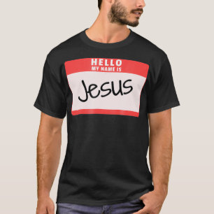 hallo mijn naam is Jesus Funny Halloween Jesus Cos T-shirt