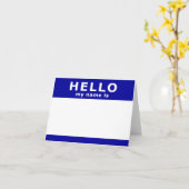 hallo mijn naam is kaart (Gele Bloem)