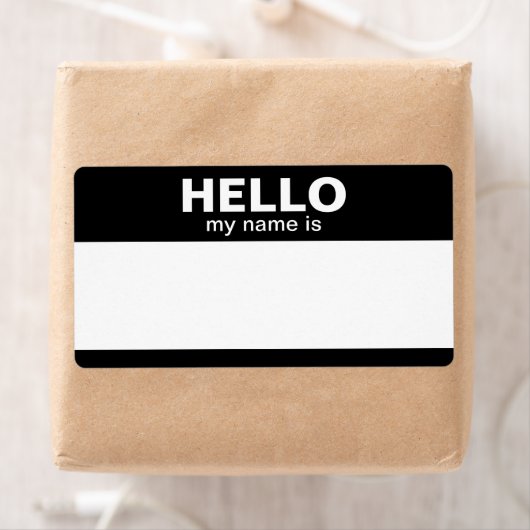 hallo mijn naam is — klassieke labels (Insitu)