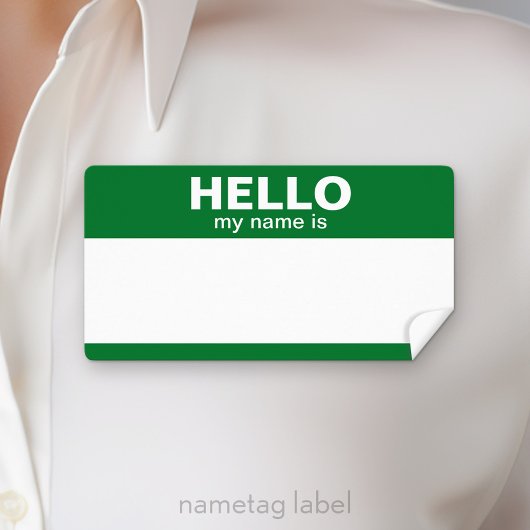 hallo mijn naam is — klassieke labels