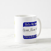 hallo mijn naam is... koffiemok (Voorkant rechts)