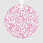 hallo MIJN NAAM IS Label College Sorority Fun Ornament (achterkant)