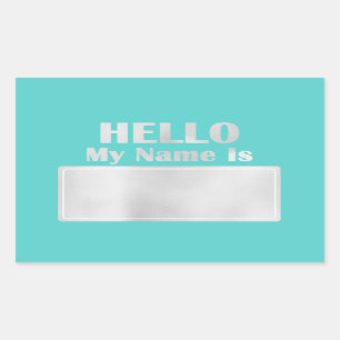 Hallo Mijn naam is Label Meeting Friends Meeting M