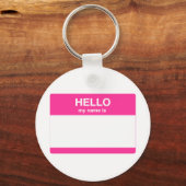 hallo, mijn naam is Label Sleutelhanger (Voorkant)