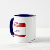 hallo mijn naam is Leon (rood) Mok (Voorkant links)