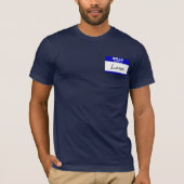 hallo mijn naam is Lexus (blauw) T-shirt (Voorkant)
